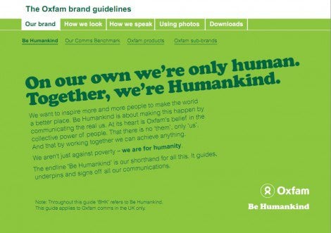 The Oxfam Brand Book