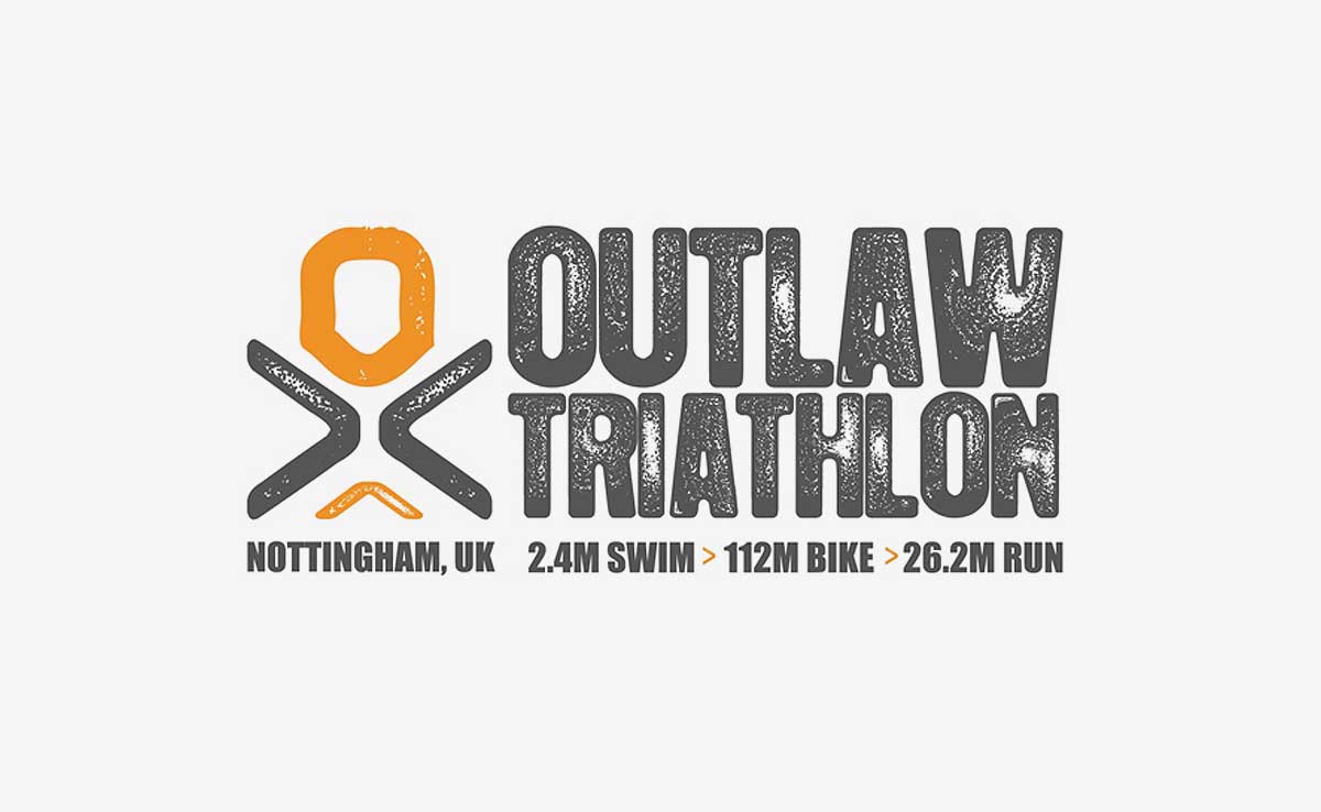 Outlaw Triathlon (IronMan) Typographic Posters Designed by Andrianna Curtis