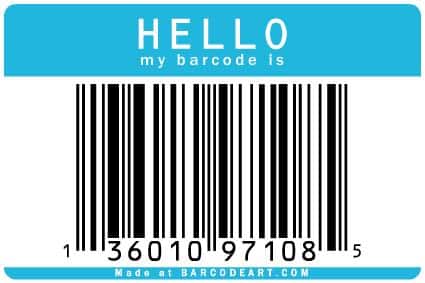 bar code logo. Barcode yourself