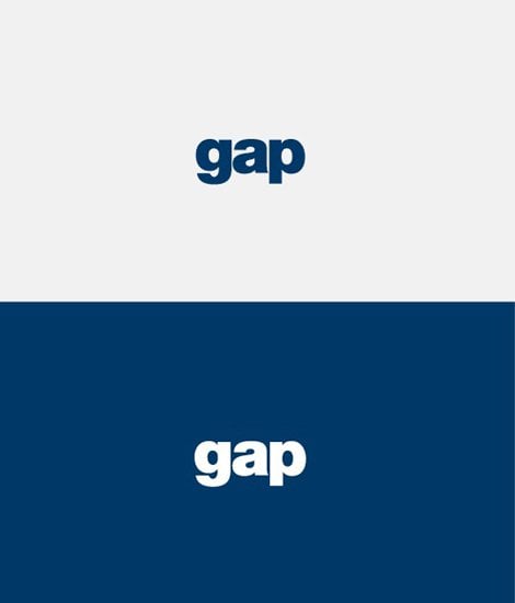 april , what did gap logo 2011