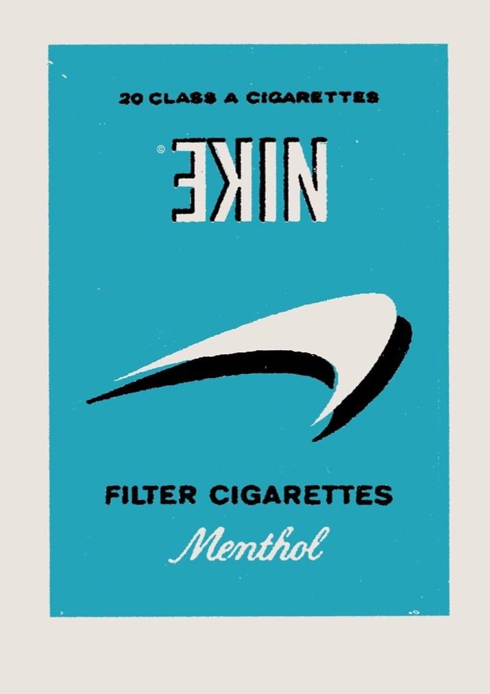 Nike Swoosh Logo vs Newport Cigarettes Swoosh Logo