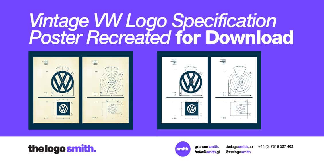 Old VW logo specs will make you grateful for Illustrator