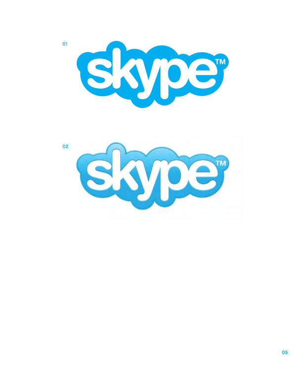 skype logo old