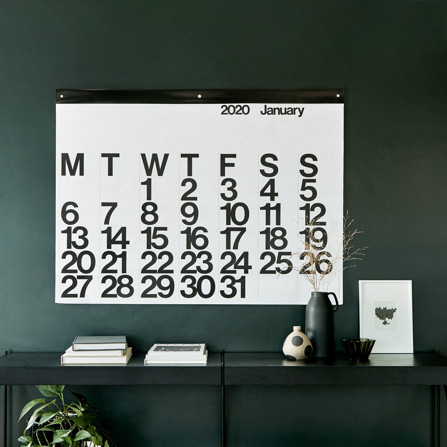 Stendig Calendar 2020 created by Massimo Vignelli