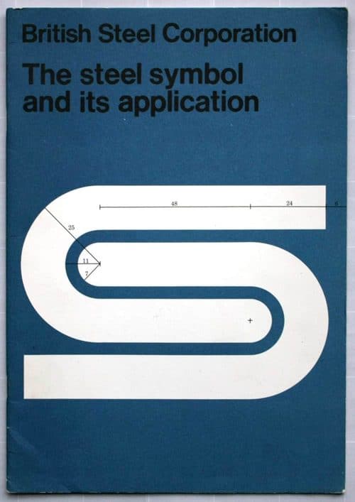 British Steel Corporation Logo Guidelines and Steel Symbol and its application