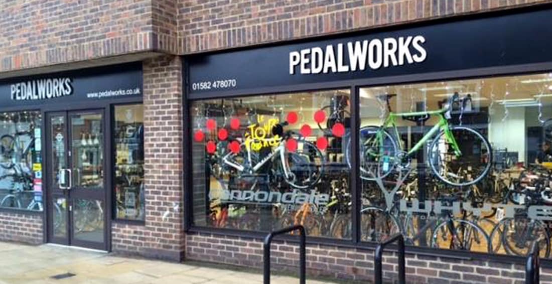 Pedal Works Bike Shop Logo & Brand Identity Designed by The Logo Smith