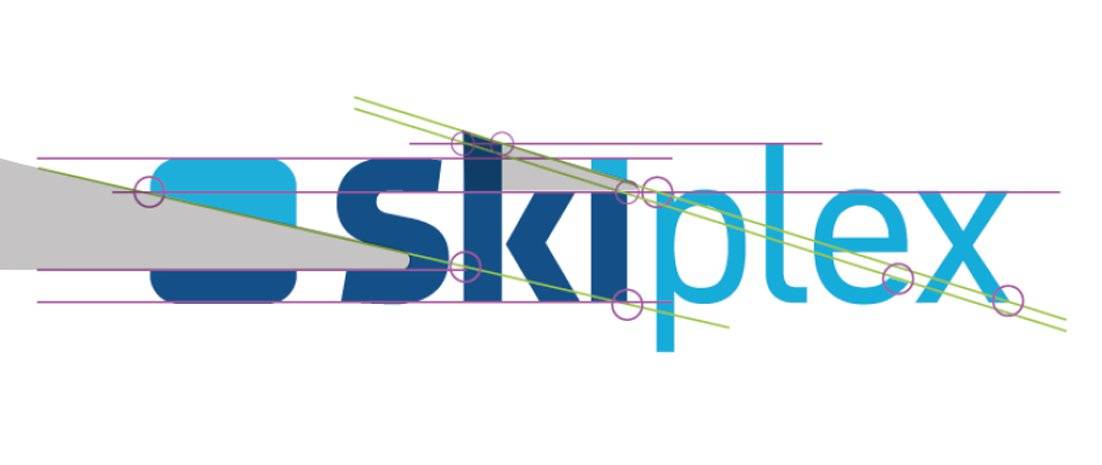 Skiplex Indoor Skiing Center logo & Brand Identity design