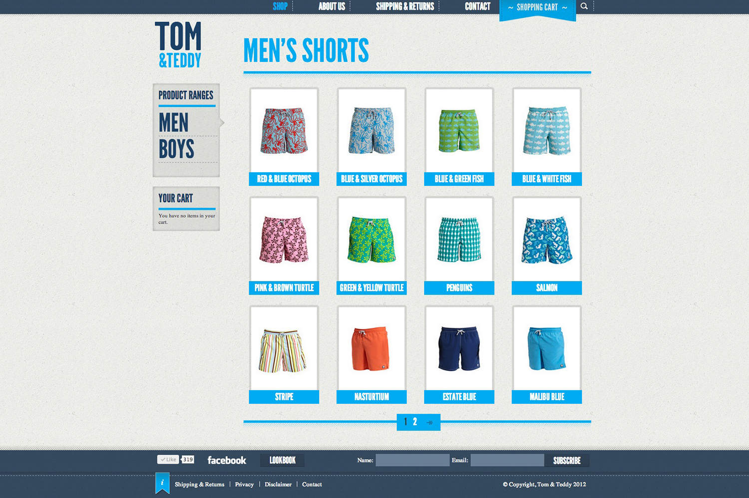 TomandTeddy website