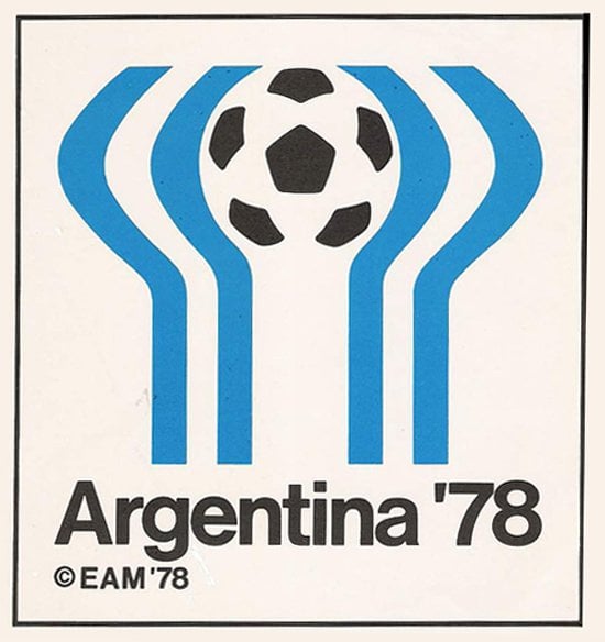 argentina 1978 world cup logo symbol design