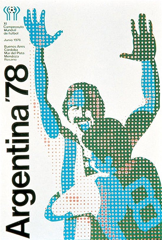 XI Campeonato Mundial de Futbol, Junio 1978 Poster design