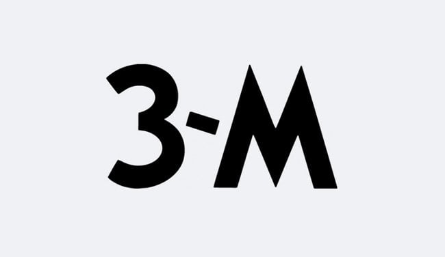 Evolution of the 3M Logo Design - 1944 I