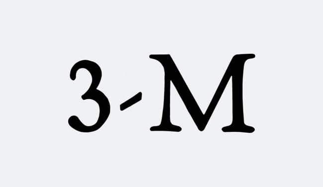 Evolution of the 3M Logo Design - 1944 II