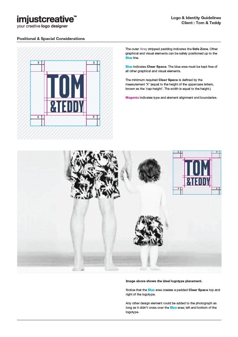 Tom & Teddy Logo Guidelines 2