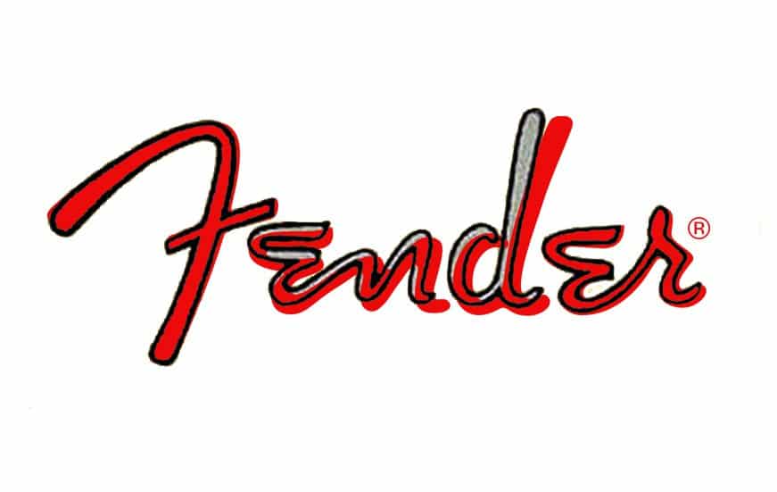 Fender Old Logo Design and New Logo Design Comparison