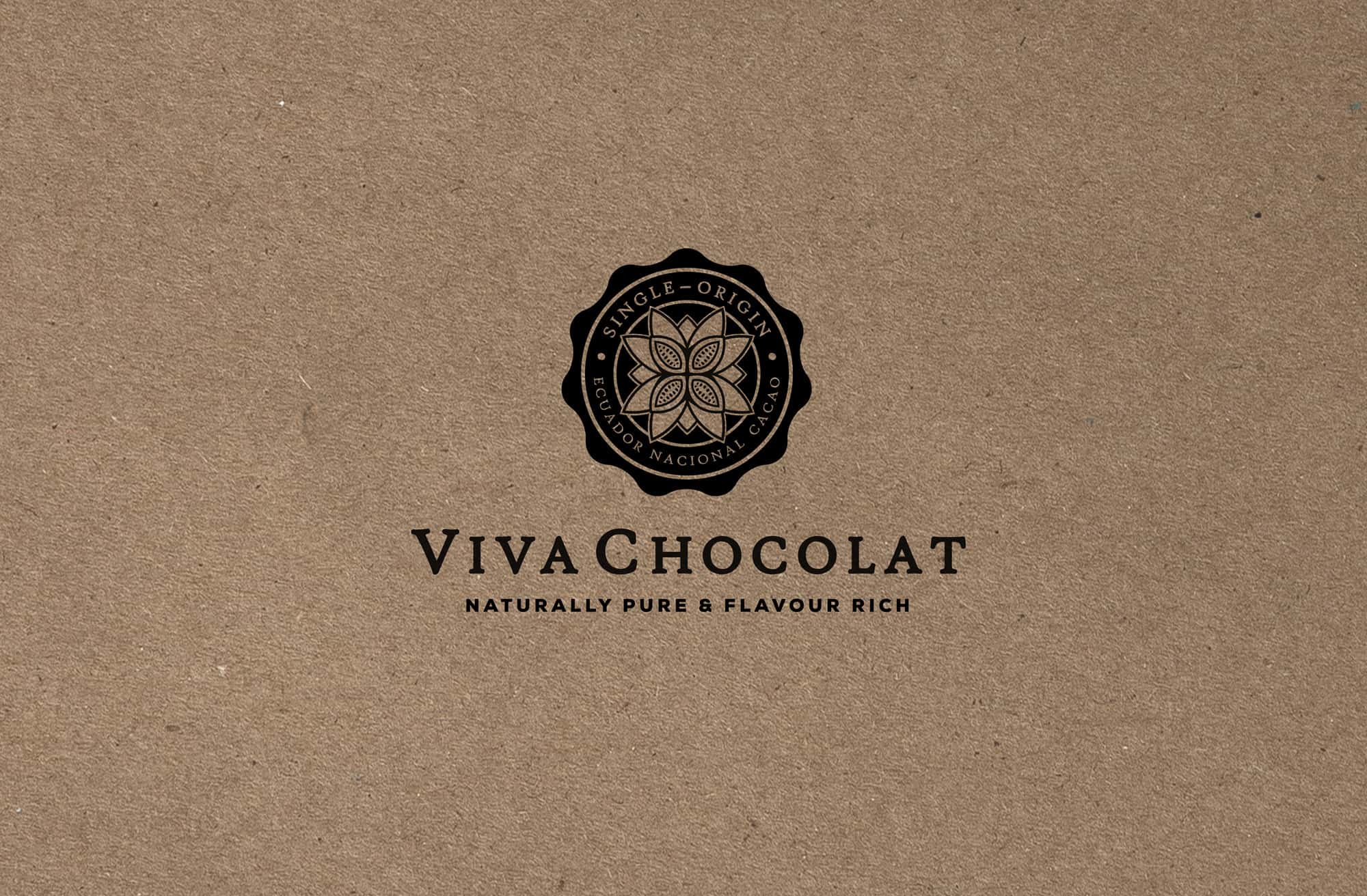 Viva Chocolat Logo & Brand Identity Designed by The Logo Smith