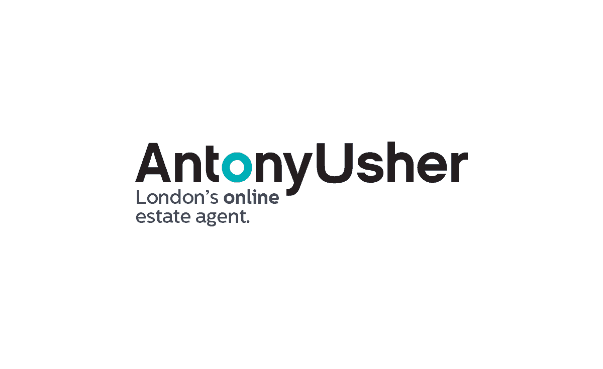 Antony Usher Estate Agent Logo Brand Identity-Designed by The Logo Smith