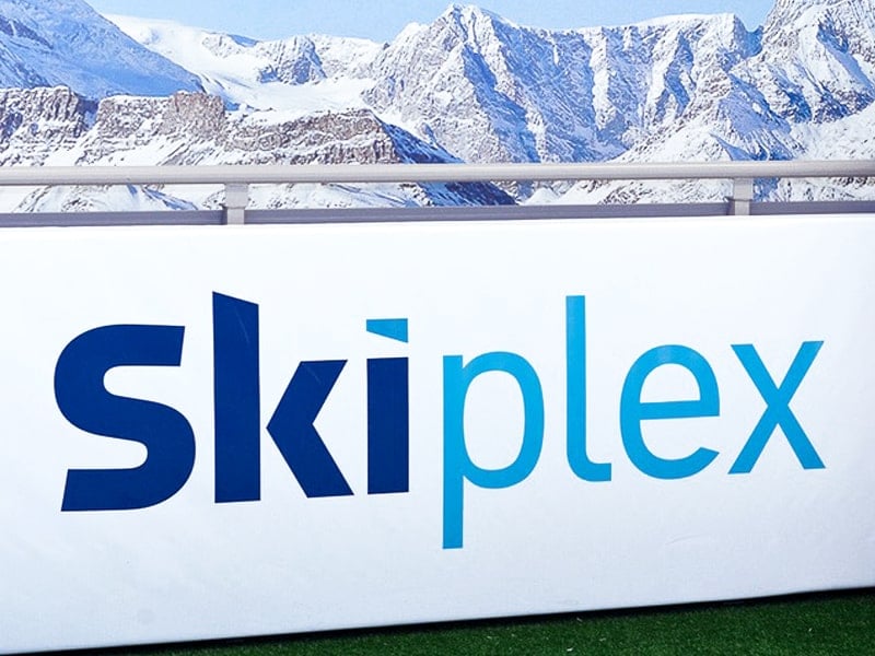 Skiplex Indoor Skiing Center logo & Brand Identity design