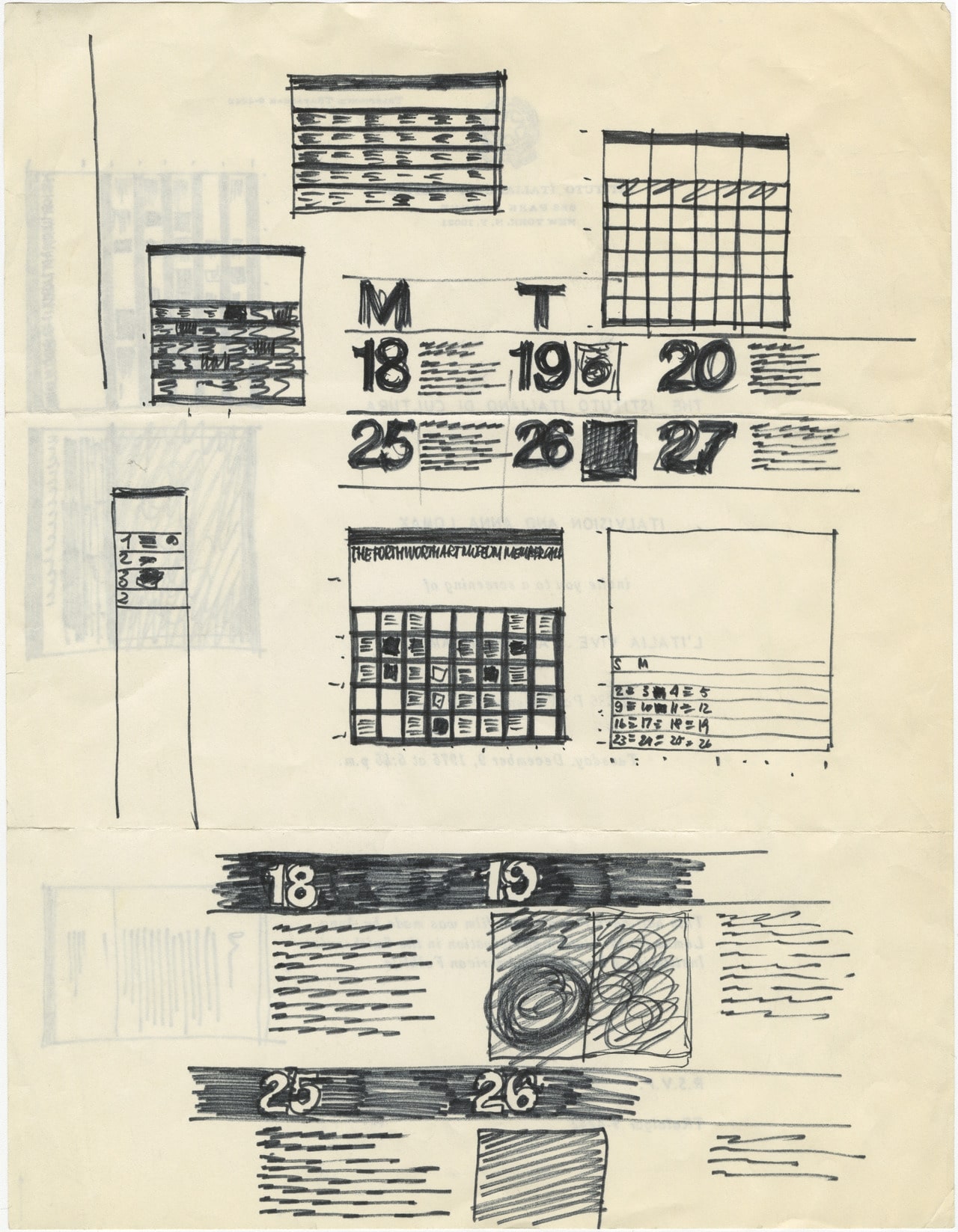 archive: vignelli – Sharing Unpacked Artifacts from Massimo and Lella Vignelli's Papers