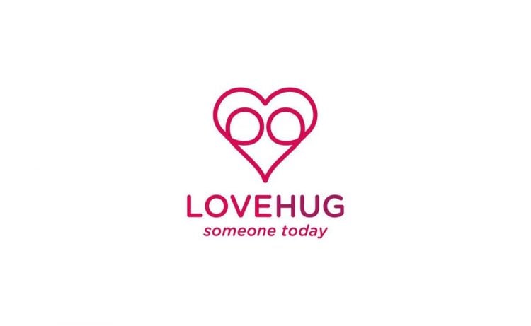 LoveHug Logo Design For Sale