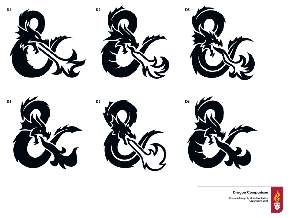 New dungeons and dragons logo design ideas