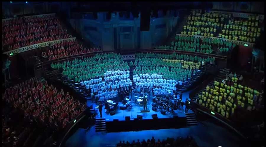 AC Academy sing at the Royal Albert Hall