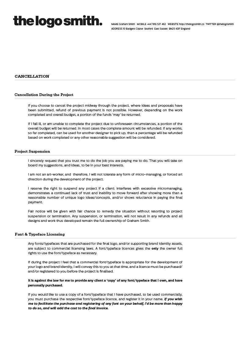 proposal invoice freelance template quotation templates quote web designers website imjustcreative