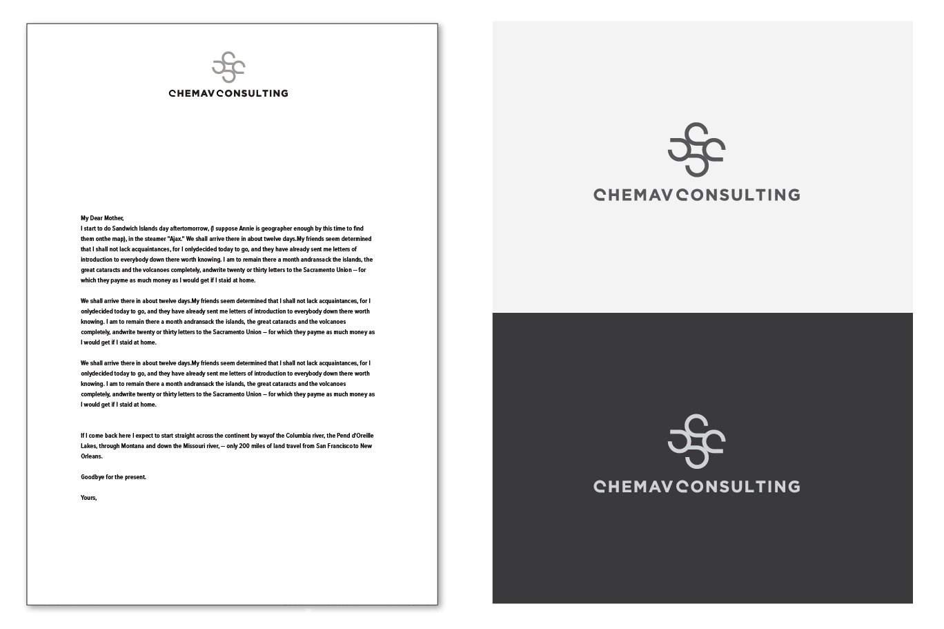 Logo Design Concept and letterhead
