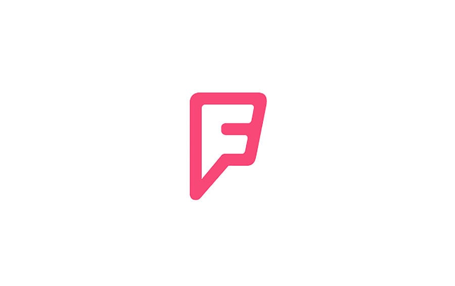 Superhero-Inspired Social Media Rebranding : Foursquare logo