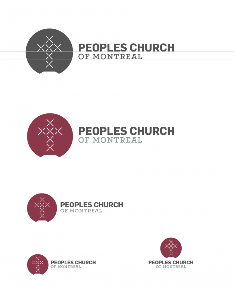 Peoples Church of Montreal Logo Designed by The Logo Smith