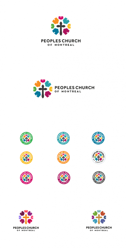 Peoples Church of Montreal Logo Designed by The Logo Smith