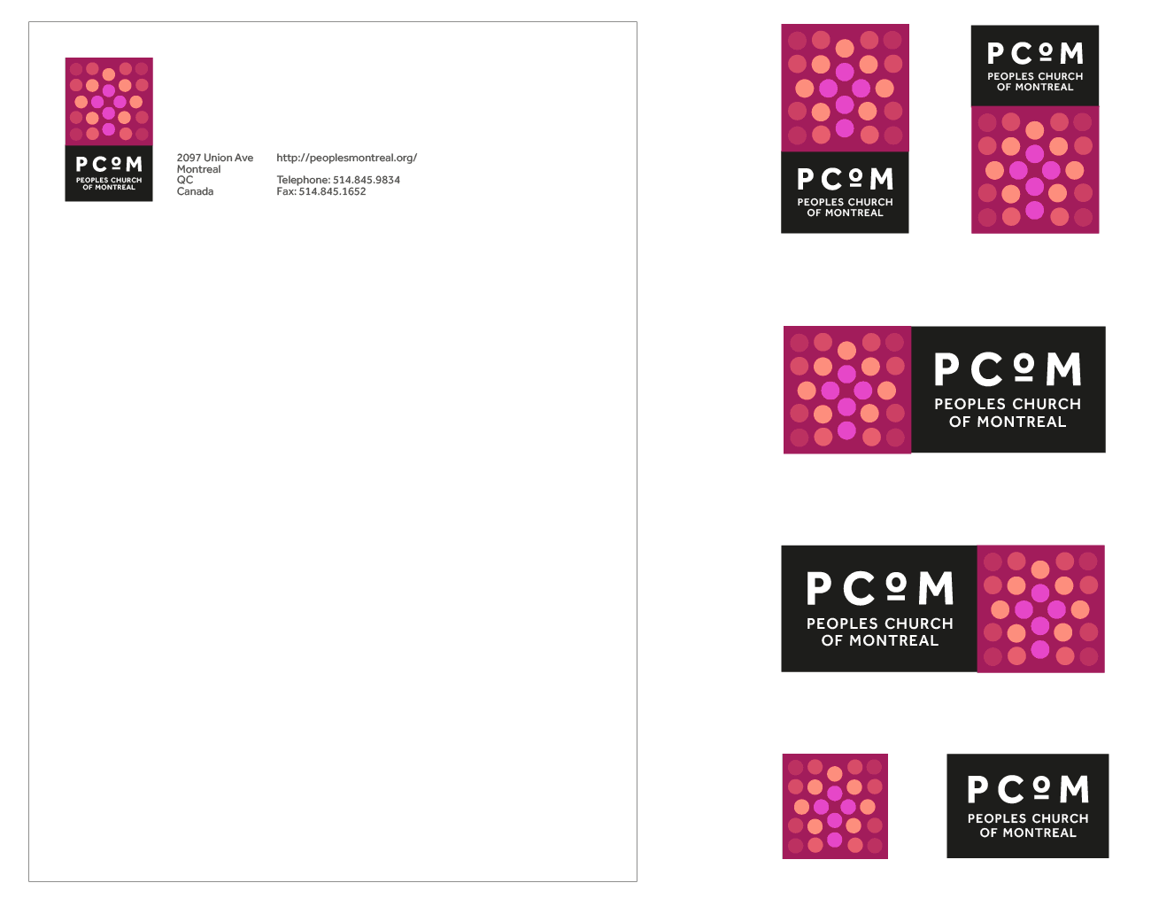 Peoples Church of Montreal - Church Logo Design