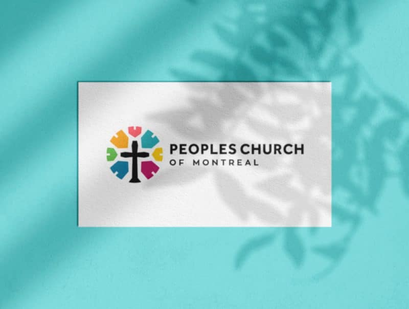 Peoples Church of Montreal Logo Designed by The Logo Smith Portfolio 2019