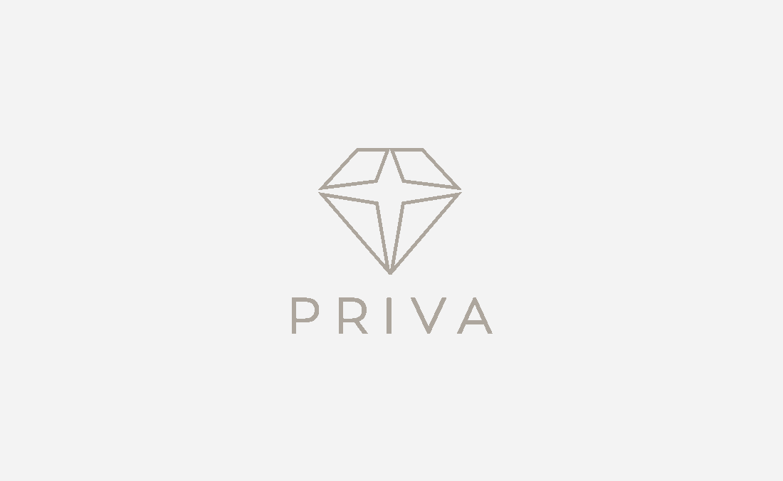 Priva Diamond Logo Design - Designed by The Logo Smith