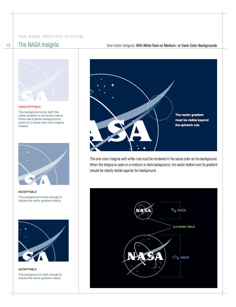 NASA Logo Brand Identity Style Guide Nov06