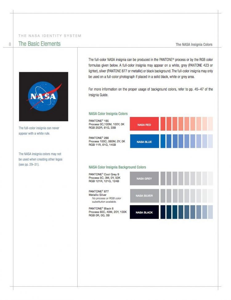 NASA Style Guide - Logo and Brand Identity Manual