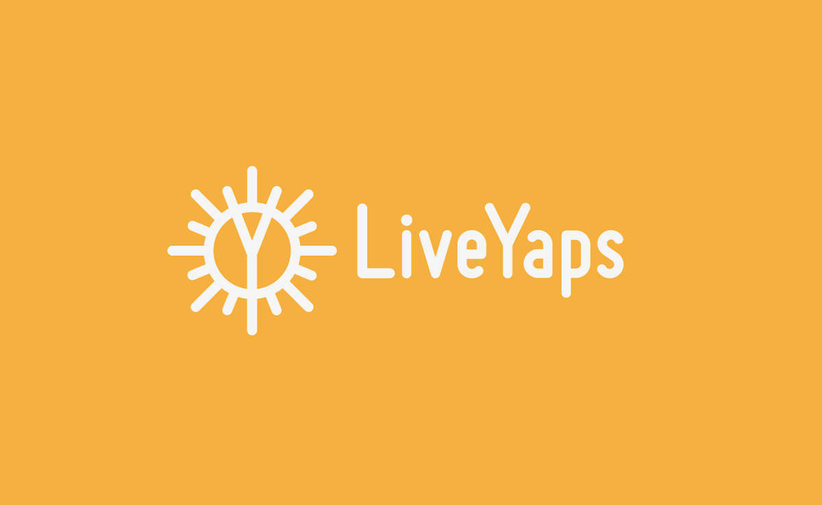 LiveYaps Logo Design Designed by The Logo Smith