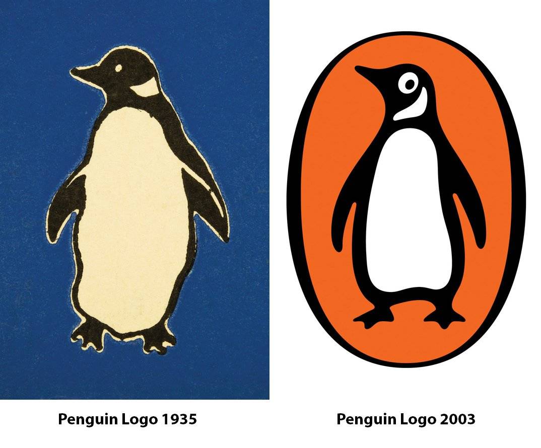 Penguin Books Logo Evolution 1935-2003