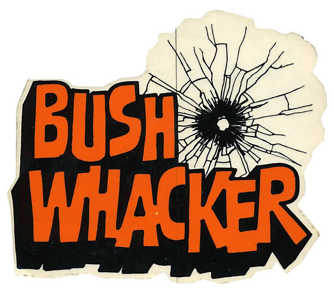 Bush Whacker Vintage Racing Decal