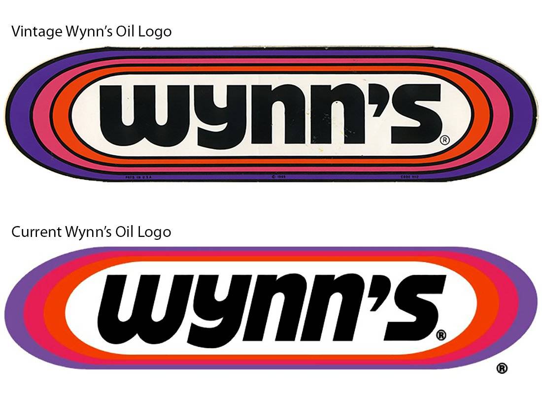 Wynns logo old and new.