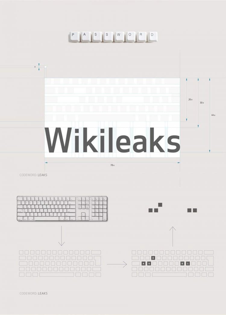 Wikileaks Rebrand Concept by Luis Rocha
