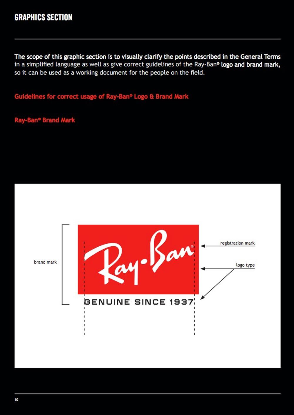 Ray-Ban Guidelines