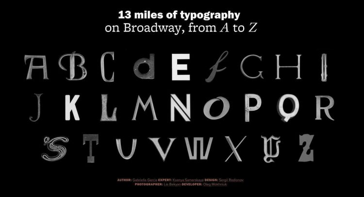 Typography of Broadway