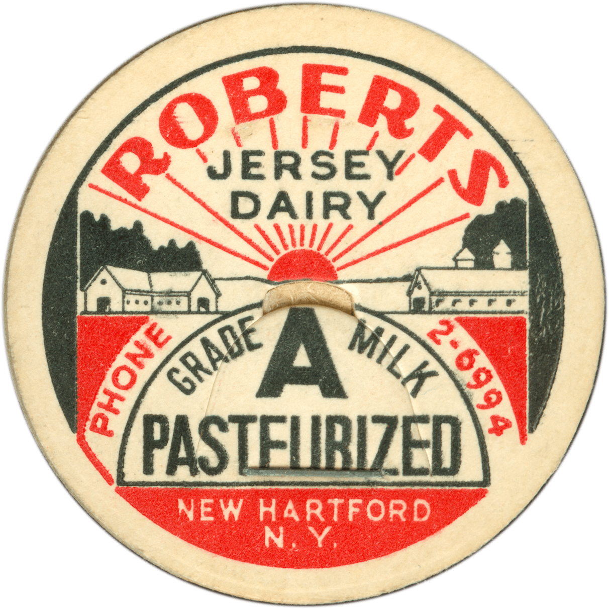 Roberts Jersey Dairy Grade A Milk Pasterurized