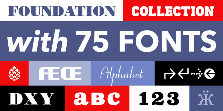 The Foundation Typeface Collection from Monotype