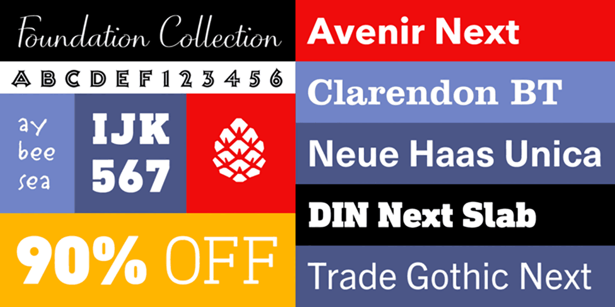 The Foundation Collection Fonts from Monotype