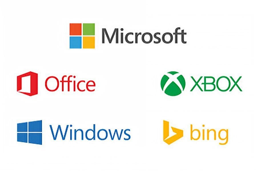 who designed the microsoft logo