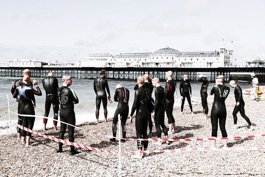 Paddle Round the Pier with Brighton Tri Club Sports Photography