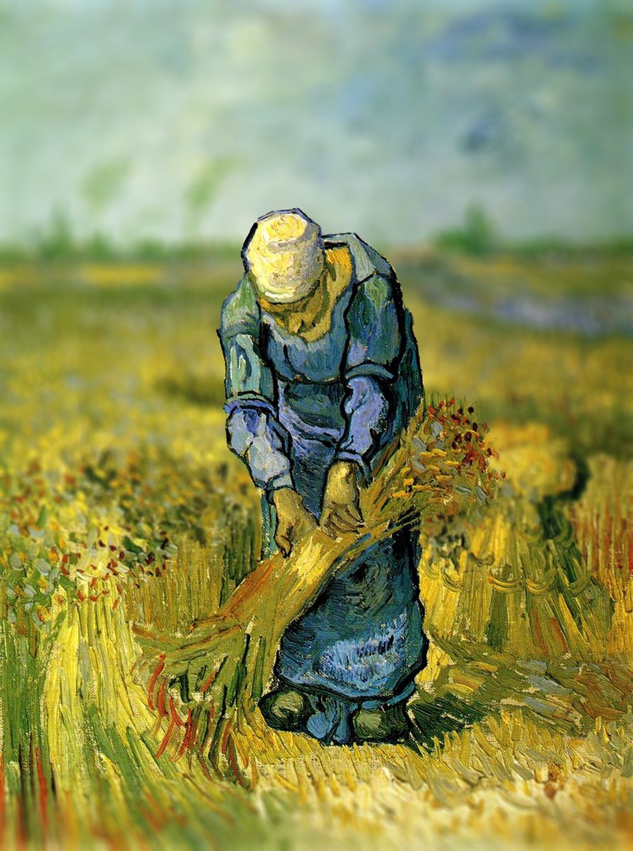 Tilt Shift Van Gogh Painting