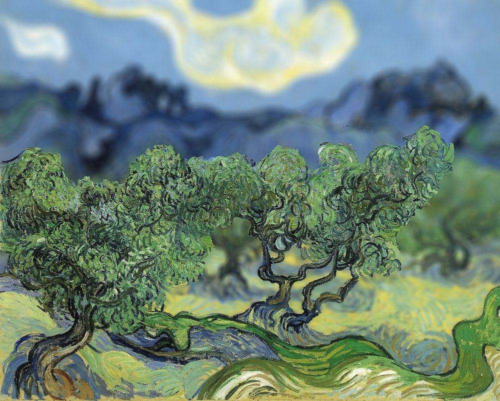 Tilt Shift Vincent Van Gogh Painting