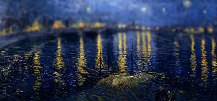 Tilt Shift Van Gogh Painting